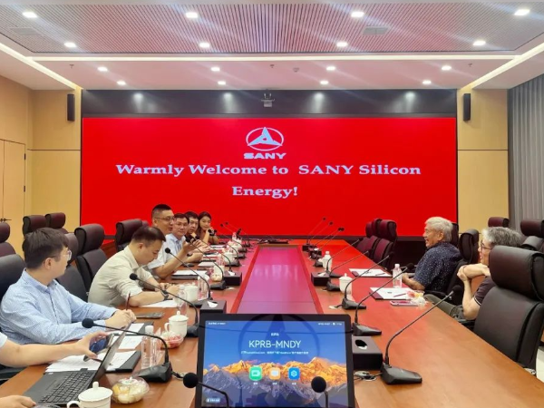 Adaro Energy's Chairman Edwin and His Delegation Visit Sany Silicon Energy!